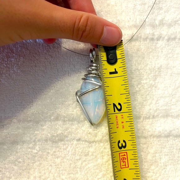 Gorgeous handmade necklace with unique pendant. Statement. Mystic - Picture 5 of 6